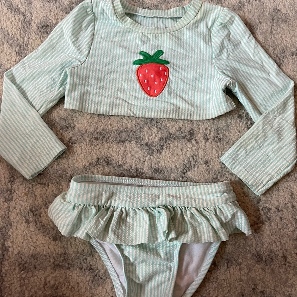 Toddler girls 2 piece suit